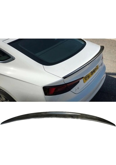 Audi A5 2017 Ve Üzeri Spoiler Piano Black Spoiler İthal Abs Plastik Spoyler Parlak Siyah