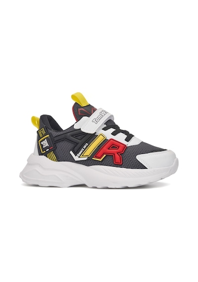 Günlük Unisex Çocuk Sneaker Lastik Bağcıklı Cırtlı Hafif Nefes Alabilen Spor Ayakkabı 080 Beyaz - Siyah - Füme - 2 Günlük Unisex Çocuk Sneaker Lastik Bağcıklı Cırtlı Hafif Nefes Alabilen Spor Ayakkabı 080 Beyaz - Siyah - Füme - 2