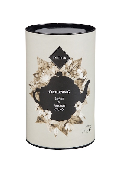 Rioba Oolong Çayı Şeftali & Portakal Çiçeği Karışımı Bitki Çayı 75 G