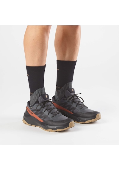 Salomon Outscape Gtx Erk Outdoor Ayakkabı Asphalt/black/arabian Spice L49233000 Siyah
