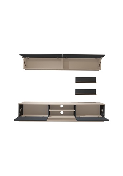 Decoraktiv Eko 5b Mdf Dvd Tv Ünitesi Tv Sehpası - Beyaz Antrasit Beyaz - Antrasit Decoraktiv Eko 5b Mdf Dvd Tv Ünitesi Tv Sehpası - Beyaz Antrasit Beyaz - Antrasit