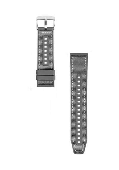 Adige Huawei Watch Gt2 46mm İle Uyumlu Kordon Kayış Dikiş Desenli Silikon Krd102 Lms 22/dds Gri