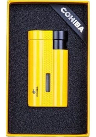 Ccm0652 Jet 3 Torch Punchlu Puro Çakmağı Sarı Krom