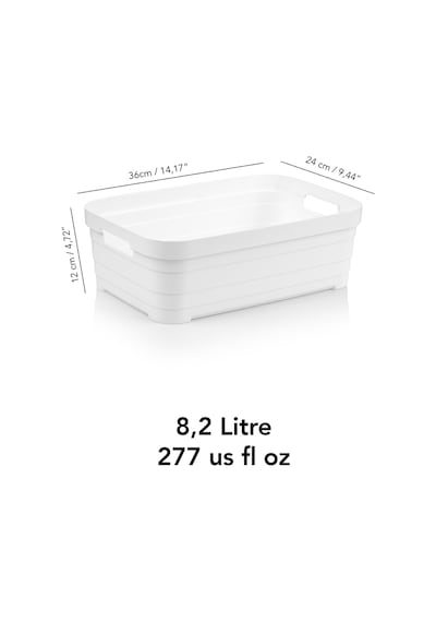 4 Adet Dekoratif Piramit Saklama Kutusu - Dolap İçi Düzenleyici Çok Amaçlı Organizer 8,2 Litre Beyaz Beyaz
