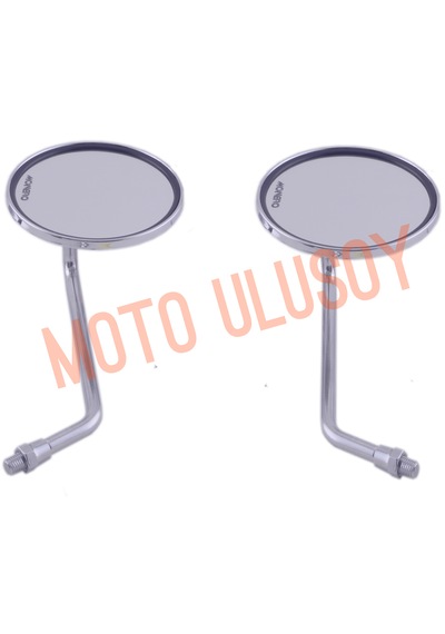 Ayna Takımı Qy181 10mm Nikel Krom Yuvarlak Mondıal Zn125 Kt125 150 Cg Agk 1 Takım