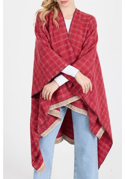 Panço - Pamuk Polyester Karışımlı Şık Ve Kaliteli Kumaş-kırmızı