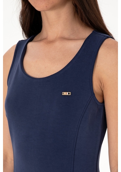 U.S. Polo Assn. Kadın Lacivert Modal Karışımlı Bisiklet Yaka Midi Boy Örme Elbise 50306720-VR033 U.S. Polo Assn. Kadın Lacivert Modal Karışımlı Bisiklet Yaka Midi Boy Örme Elbise 50306720-VR033