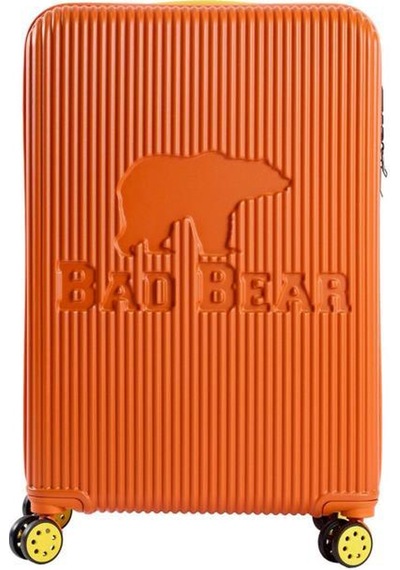 Bad Bear Logo Suitcase 23.01.80.001t Turuncu Büyük Boy Valiz 95lt Turuncu