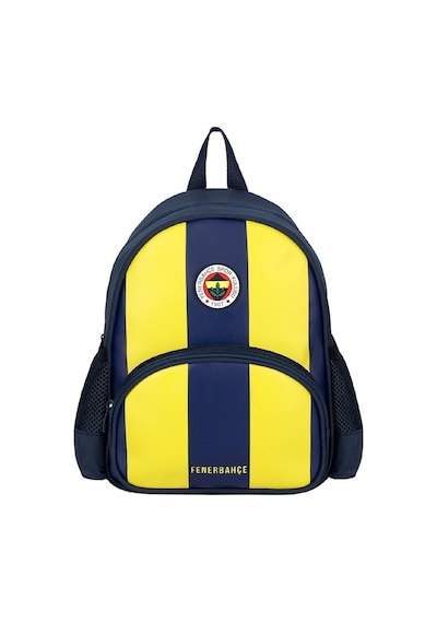 Lisanslı Sarı Lacivert Orijinal Suni Deri Anaokulu Çantası Lacivert