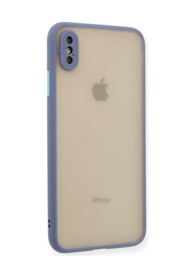 Apple iPhone Uyumlu,  Xs Max Kılıf Montreal Silikon Kapak - Gri