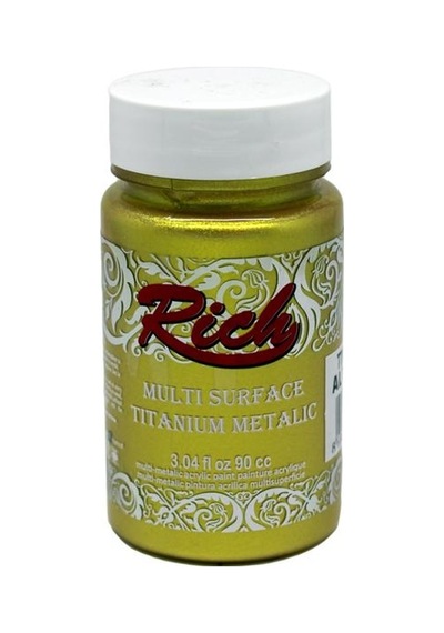Rich Multi Surface Titanium Metalik Boya 90 Cc. 2520 Rıch Gold