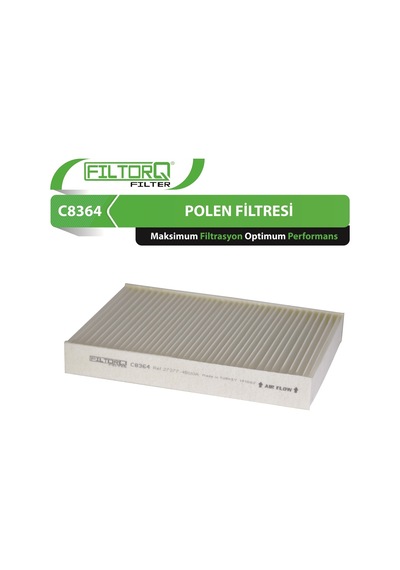 C8364 Renault Kajdar 2015-2020 Filtorq Polen Filtresi