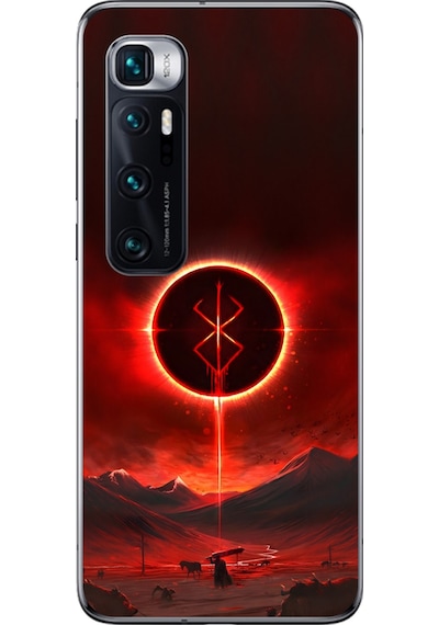 Xiaomi Mi 10 Pro Uyumlu Şeffaf Kılıf Berserk 1 Tasarımlı