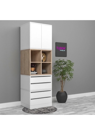 Paris Çok Amaçlı Dolap Mdf Sis Gri Paris Çok Amaçlı Dolap Mdf Sis Gri
