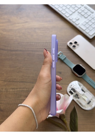 Redmi Note 13 Pro 4g Uyumlu Süper İnce Mat Ultra Thin Silikon Kılıf Mor