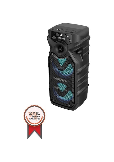 Torima Gts-1560 Taşınabilir Rgb Ledli Bluetooth Hoparlör Usb-tf Siyah