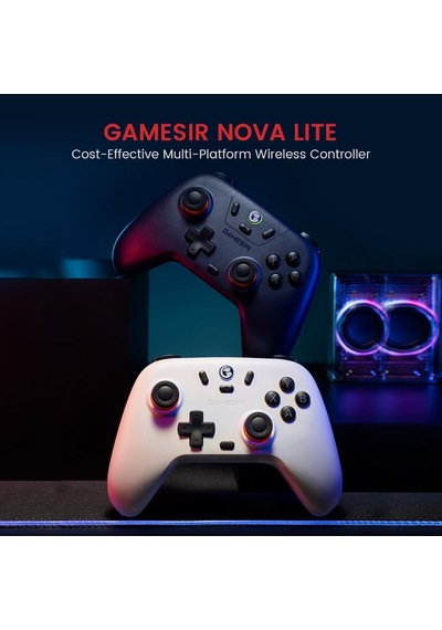 Nova Lite Çoklu Platform Kablosuz Oyun Kumandası, Pc, Steam, Switch, İos Ve Android Uyumlu Hall Effect 20hz Turbo Space Purple Diğer