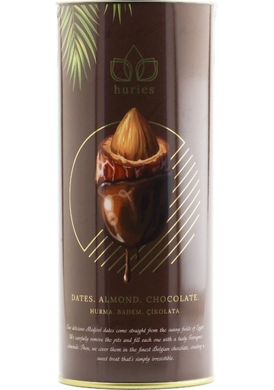 Sütlü Çikolata Kaplı Bademli Hurma 200 Gr