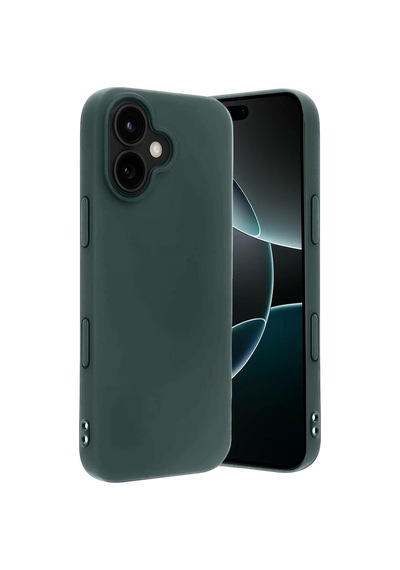 Apple iPhone Uyumlu 17 First Silikon - Koyu Yeşil Bz8683140884741