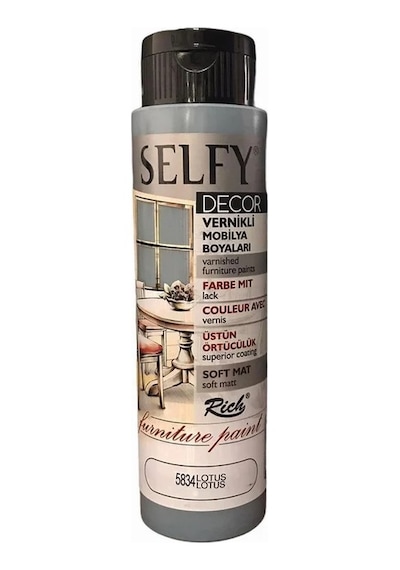 Rich Selfy Decor Vernikli Boya 500Cc 5834 Lotus