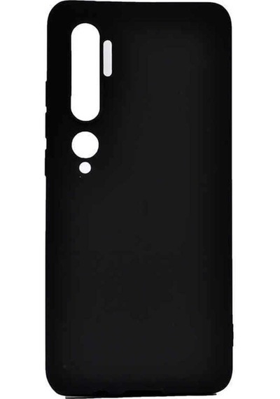 Xiaomi Mi Note 10 Kılıf Zore Premier Silikon Kapak Siyah