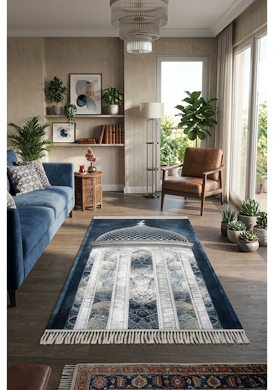 Bambu Namaz Seccadesi 80x130 Cm Şık Tasarım, Konforlu Ve Kaymaz Tabanlı Seccade Renkli