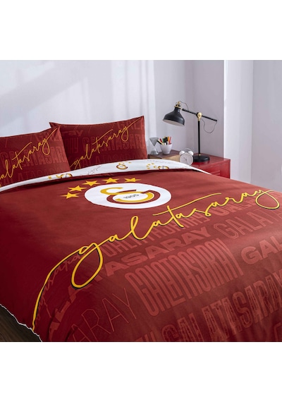 Taç Lisanslı Galatasaray Arma Pamuk Çift Kişilik Nevresim Takımı 000000001000051936 Çok Renkli