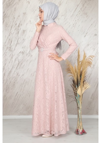 İbrahim Burak Etiler Collection Ahunisa Tanem Abiye Pudra 6525