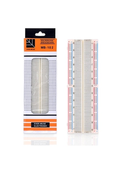 Breadboard Mb-102 830 Hücre Mb102 Büyük Boy Bread Board Protoboard Prototip Elektronik Deney