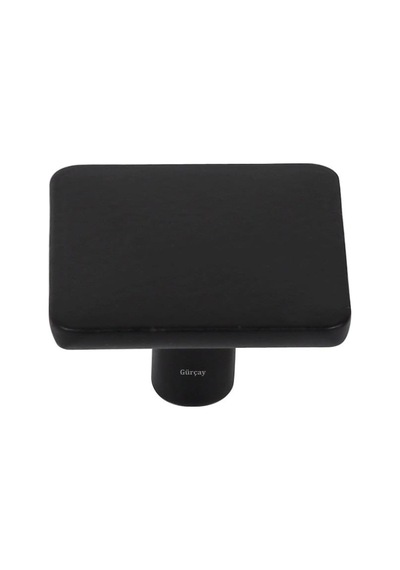 Gürçay Mercan Düğme Kulp Siyah (2 Adet)