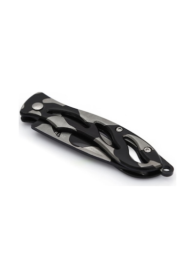 Valkyrie 2019 Zebra Katlanabilir Outdoor Kamp Cep Çakısı Siyah
