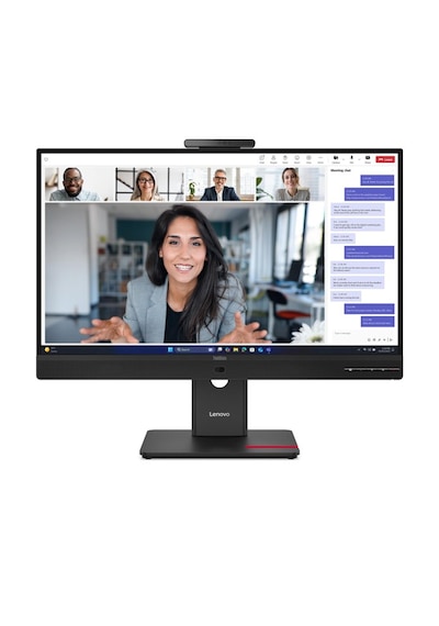 Lenovo Thinkvision T27qd-4v 64b8uar1tk 27 120hz Rj45 10/100/1000m Webcam Speaker Mikrofon 4ms 2k 2560x1440 Qhd Pivot Ips Monitör
