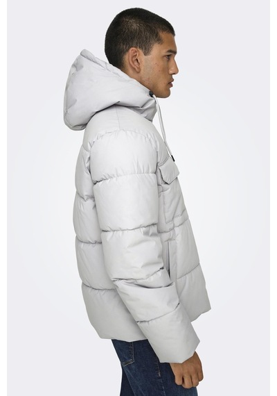 Only & Sons Onselıjah Pckt. Hood Jacket Otw Noos A.gri 22029661 Cok Renklı