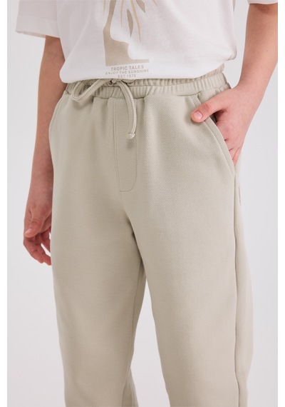 Panço Erkek Çocuk Örme Açık Yeşil Pantolon