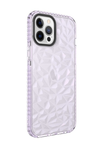 Apple Uyumlu iPhone 12 Pro Max Buzz Kılıf-mor Mor Mor