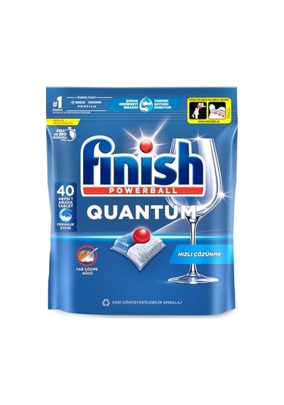 Quantum 40 Kapsül Bulaşık Makinesi Deterjanı Tableti 1 X 40 Kapsül 07070420
