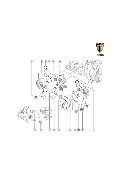Megane Iı, Iıı, Fluence İçin Kanatlı Yağ Soğutucu Conta Seti, 1.5 Dcı K9k, Oem: 7701475118