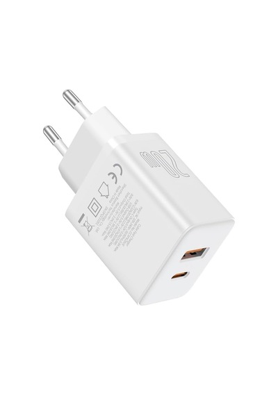 Cube C+u 20w Şarj Cihazı-beyaz Acı Kahve
