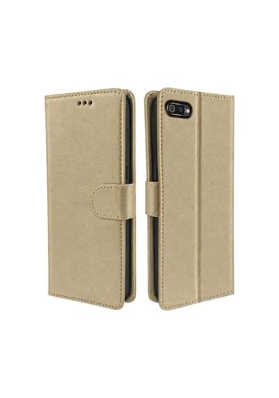 Realme C2 Trend S Plus Kapaklı Kılıf - Gold Standart