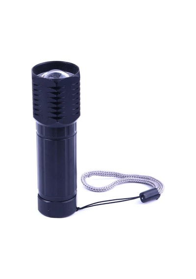 Küçük Güçlü Zoomlu El Feneri Wt-094 Açık Kırmızı