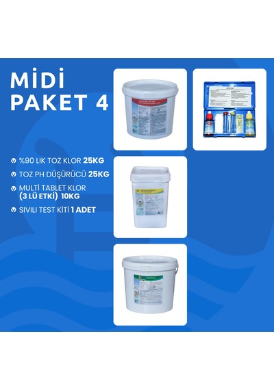 Havuz Bakım Seti Midi Paket 4