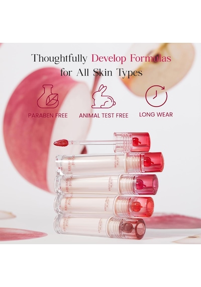 Yapışkanlık Hissi Vermeyen Yoğun Işıltılı Tint Crystal Glam Tint 16 Luxury Mauve Ruby Çok Renkli