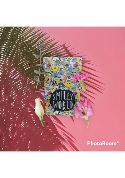 Smıley World 13x21 Çizgili 40 Yaprak Karışık