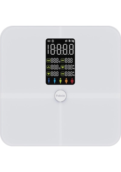 Fabcio Fitsmart Plus Bloetooth Çok Fonksiyonlu Yağ Ölçer Akıllı Tartı Fabcio Fitsmart Plus Bloetooth Çok Fonksiyonlu Yağ Ölçer Akıllı Tartı