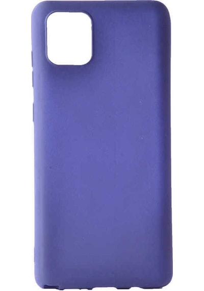Samsung Uyumlu Galaxy A91 S10 Lite Kılıf Zore Premier Silikon Kapak Lacivert