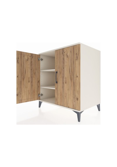 Kronos Şifonyer 2 Raflı 2 Kapaklı 88x59x96 Aytaşı-çam Aytaşı