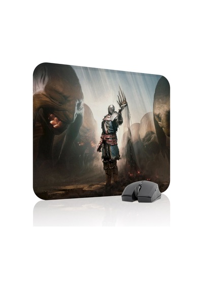 Dark Souls Kaymaz Dikişli Kauçuk Oyuncu Mousepad V4 - 48x40 Xl Gaming Mouse Pad Fare Altlığı