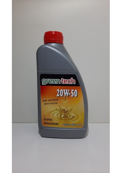 Green Tech 20W-50 Apı/Cf-4/Cf/Sg Motor Yağı 1 L