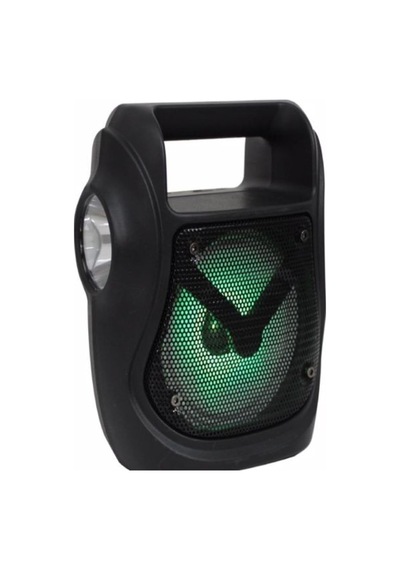 Işıklı 4" Taşınabilir 5w Bluetooth Hoparlör El Fenerli Fm Radyo Usb/tf/aux Destekli Extra Bass