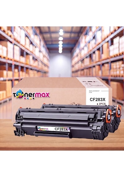 Hp Laserjet Pro M127fn Uyumlu.  Toner Çipli Cf283x 2'li 2.400 Sayfa
